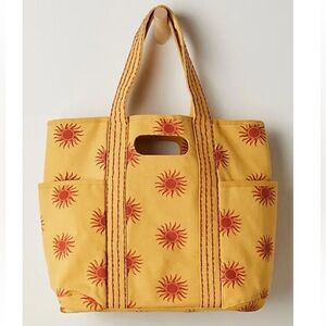 NWOT Free People Printed Caravan Tote